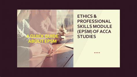 View the EPSM syllabus for full details. . Epsm acca answers